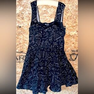 Ladies sz Medium HOT TOPIC science equations dress